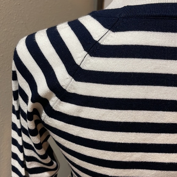 Navy and White Favorite Striped Sweater - Picture 5 of 6